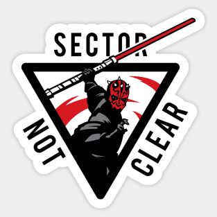 Sector Not Clear! Sticker